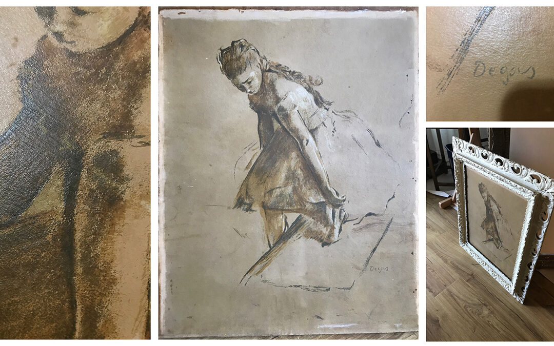 Unraveling a Mystery: My Encounter with a Fake Degas Print from the Goodwill Bins